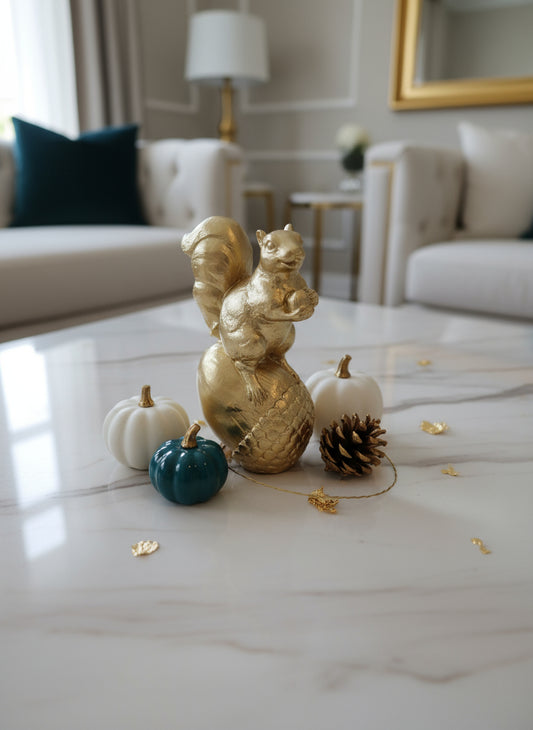 Squirrel On An Acorn